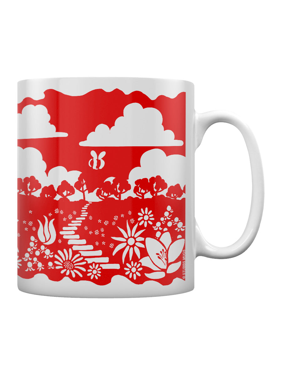 Etched In Nature - An English Country Garden Block Print Mug