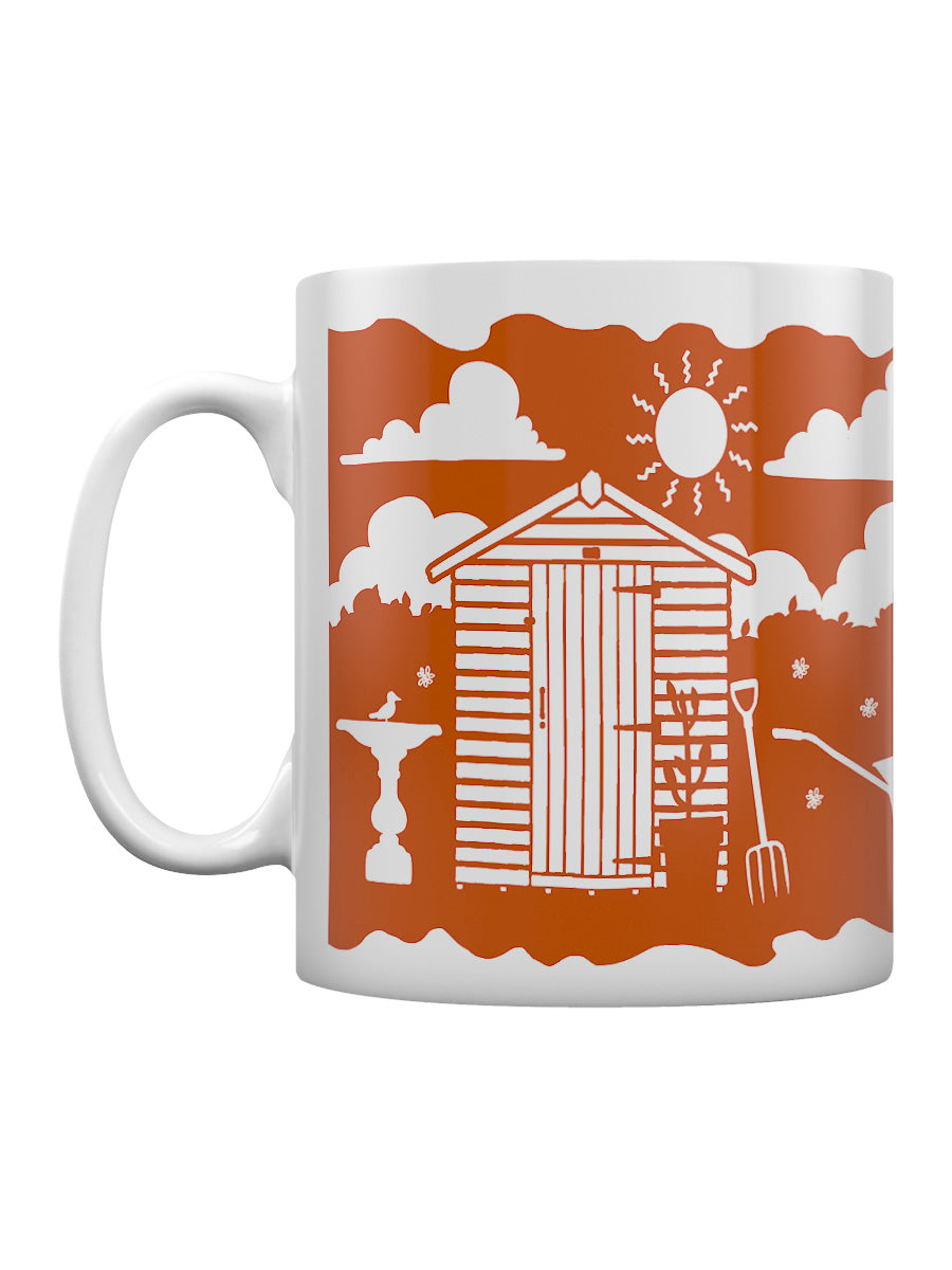 Etched In Nature - At The Allotment Block Print Mug