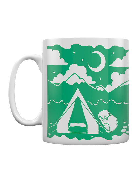 Etched In Nature - Camping Under The Stars Block Print Mug