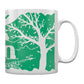 Etched In Nature - Camping Under The Stars Block Print Mug