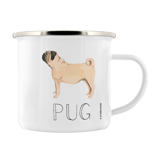 Pug - My Dog Is The Best Enamel Mug