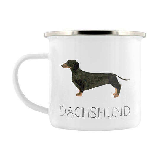 Dachshund - My Dog Is The Best Enamel Mug