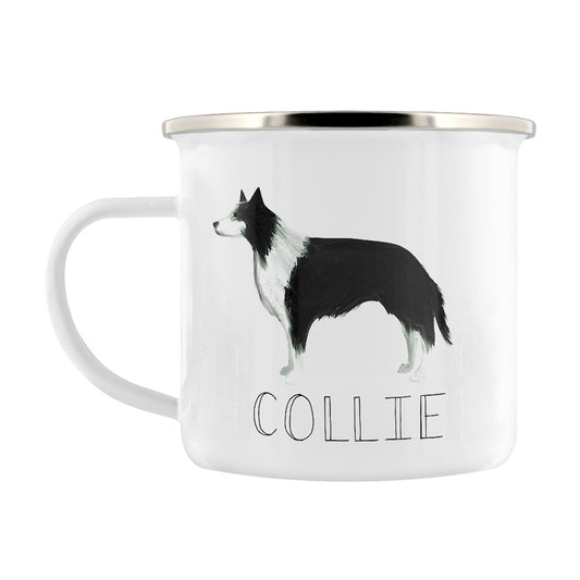 Collie - My Dog Is The Best Enamel Mug