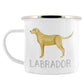 Labrador - I Love My Dog Enamel Mug