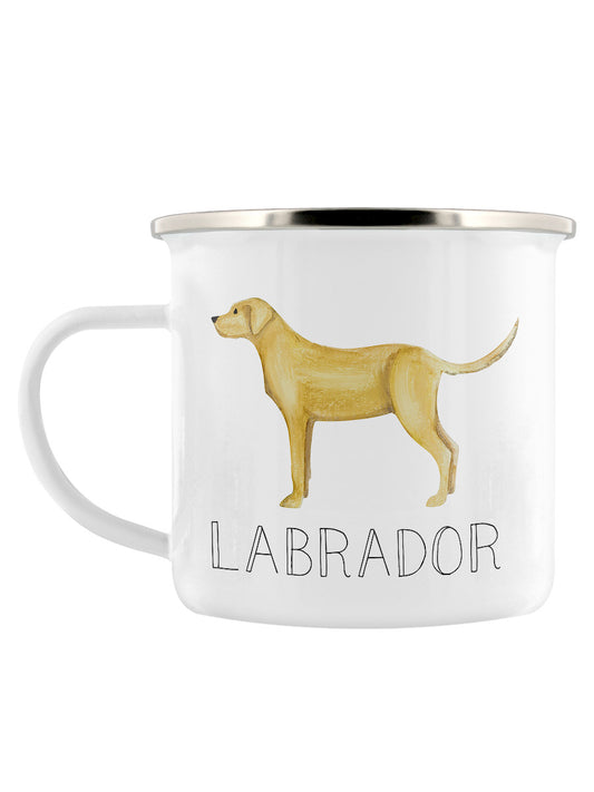 Labrador - I Love My Dog Enamel Mug