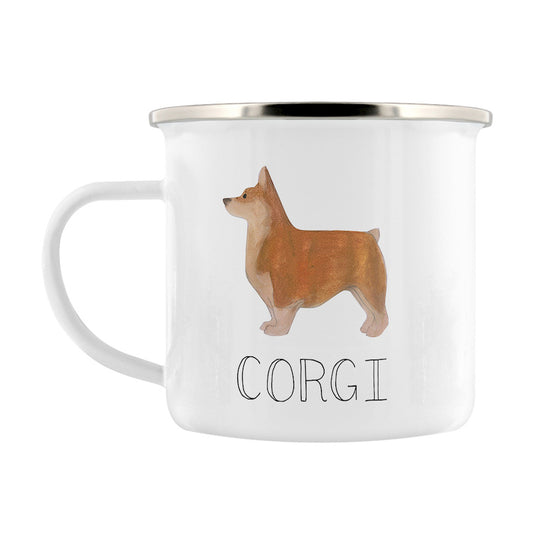 Corgi - I Love My Dog Enamel Mug