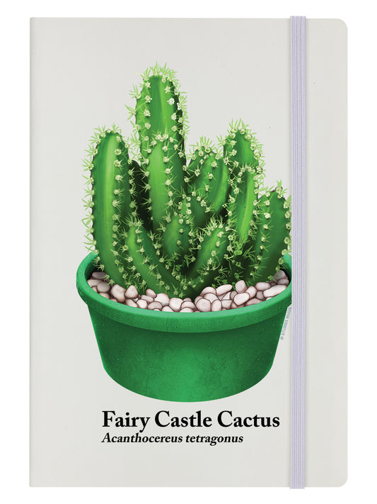 Fairy Castle Cactus Cream A5 Hard Cover Notebook