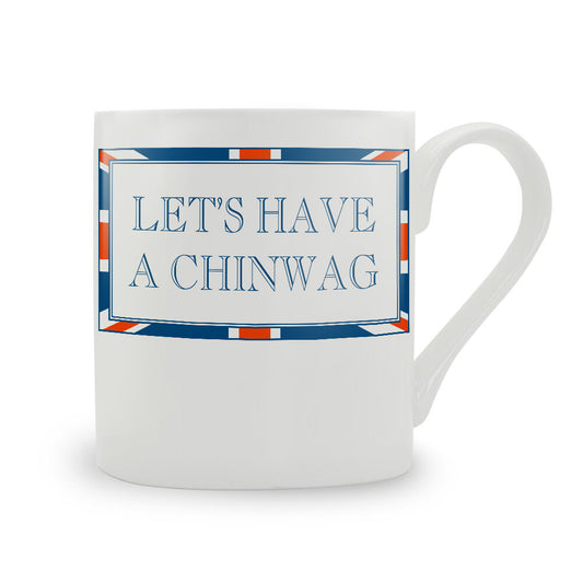 Terribly British Let's Have A Chinwag Mug