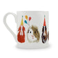 IzziRainey Party Guinea Pig Single Large Bone China Mug -350ml