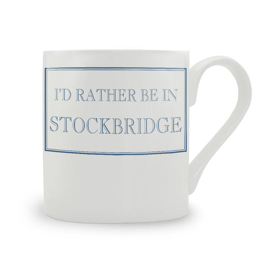 I'd Rather Be In Stockbridge Mug