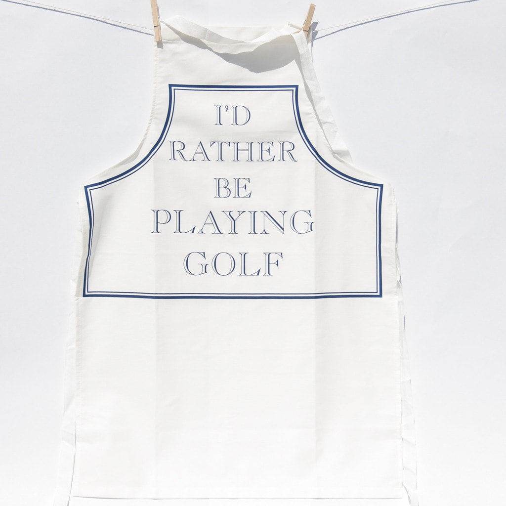 I'd Rather Be Playing Golf Apron