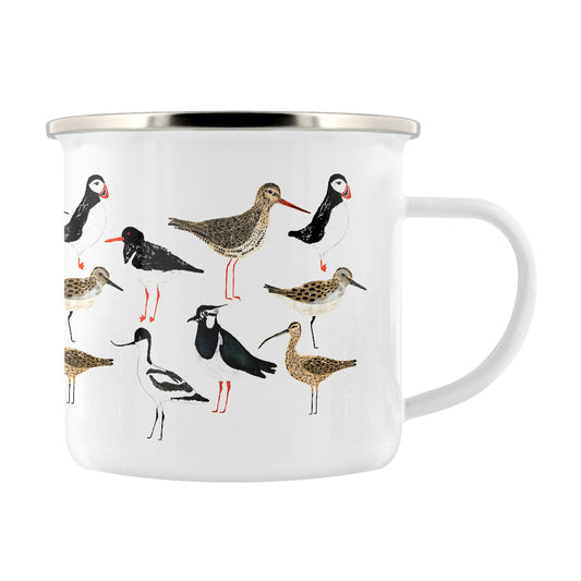 Izzi Rainey Coastal Birds Repeat Enamel Mug