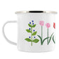 IzziRainey Garden Flowers Enamel Mug