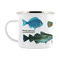 A Shoal Of Fish Enamel Mug