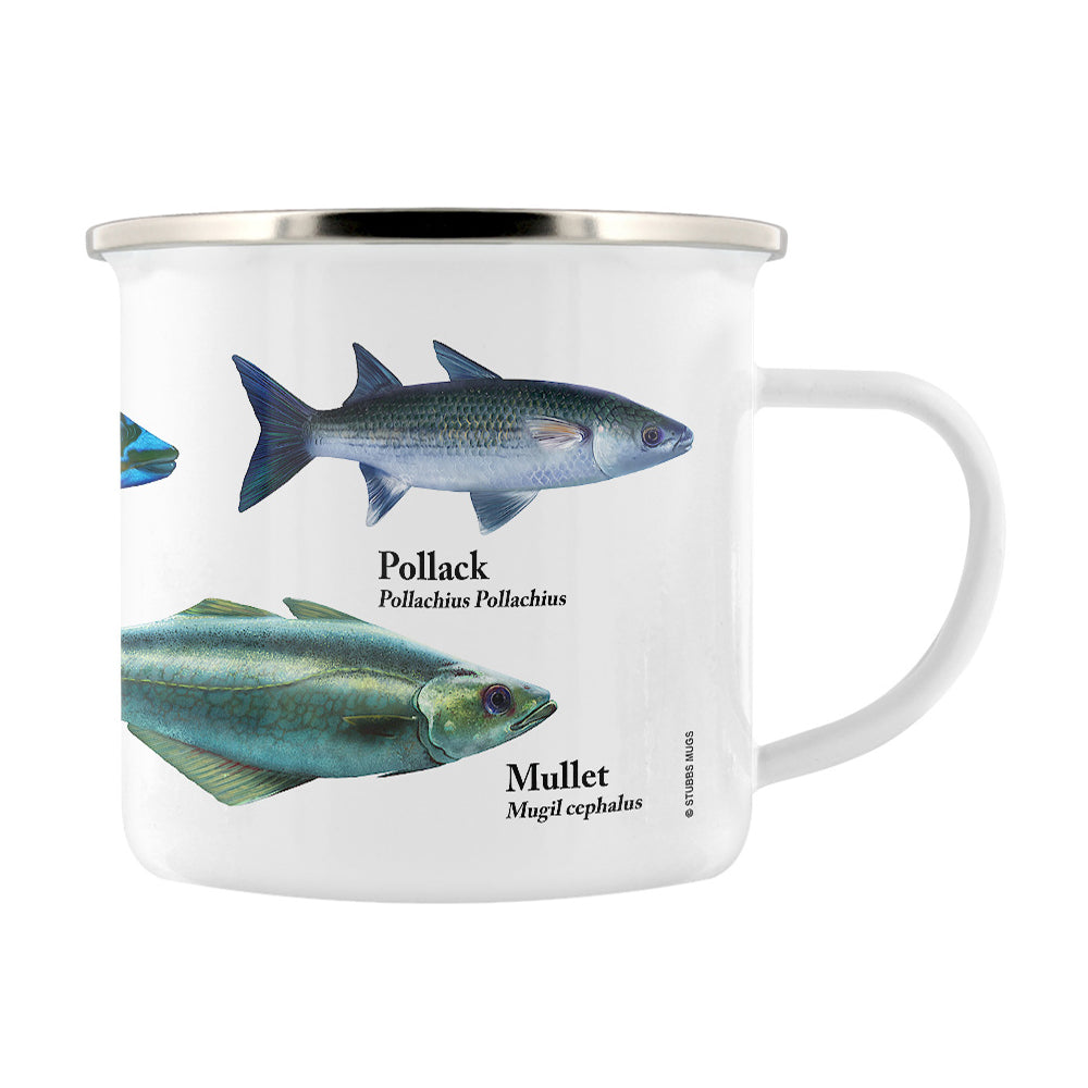 A Shoal Of Fish Enamel Mug