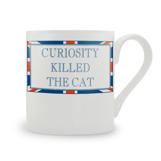 Terribly British Curiosity Killed The Cat Mug