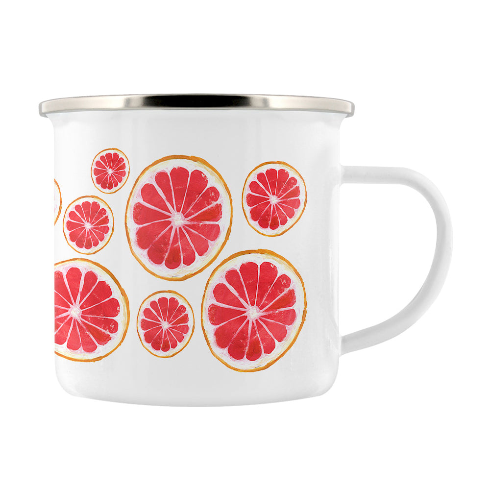 IzziRainey Grapefruits Enamel Mug