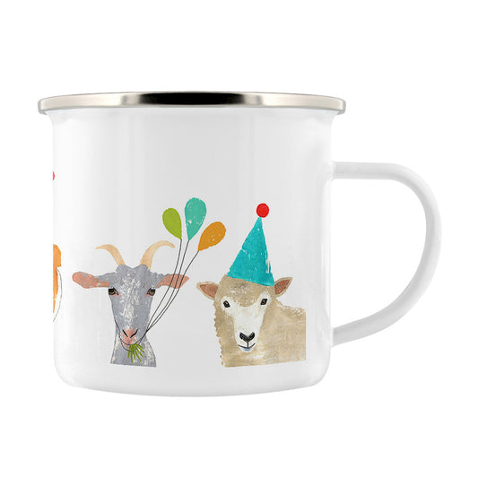 IzziRainey Party Animals Enamel Mug