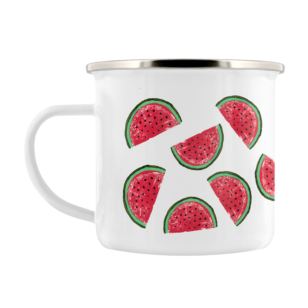 IzziRainey Watermelons Enamel Mug