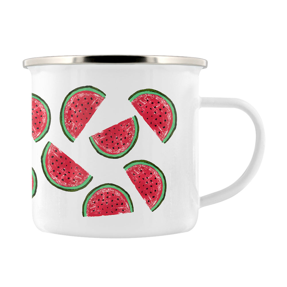 IzziRainey Watermelons Enamel Mug