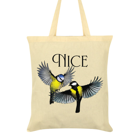 Wild Giggles Nice Tits Cream Tote Bag