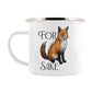 Wild Giggles For Fox Sake Enamel Mug
