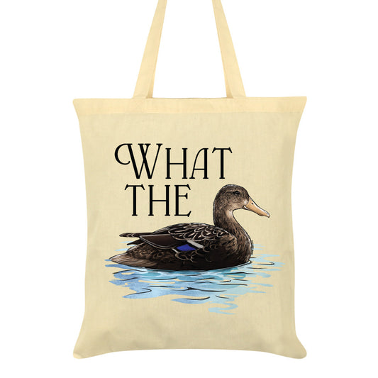 What The Duck Cream Tote Bag