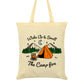 Wake Up & Smell The Campfire Cream Tote Bag