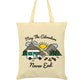 May The Adventure Never End Cream Tote Bag