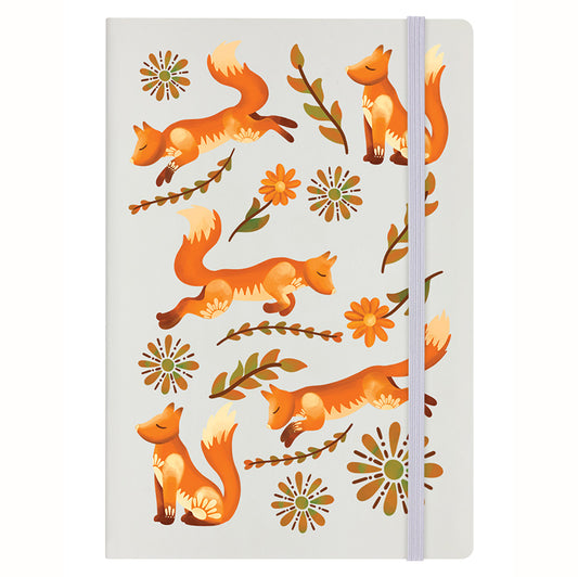 Maple & Twig Fox Cream A5 Notebook
