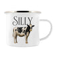 Wild Giggles Silly Cow Enamel Mug