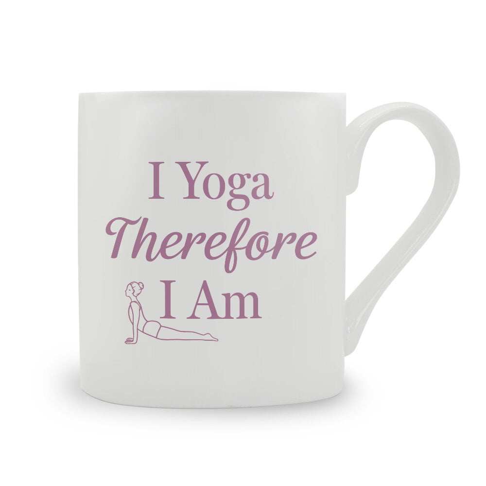 I Yoga Therefore I Am Bone China Mug