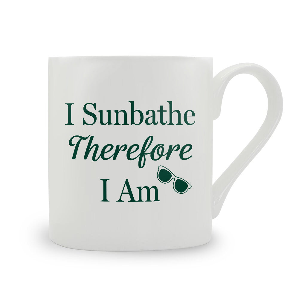 I Sunbathe Therefore I Am Bone China Mug