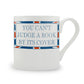 Terribly British You Can't Judge A Book By It's Cover Bone China Mug