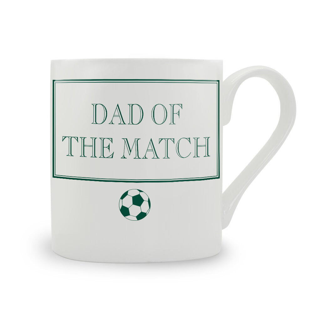 Dad of the Match Bone China Mug