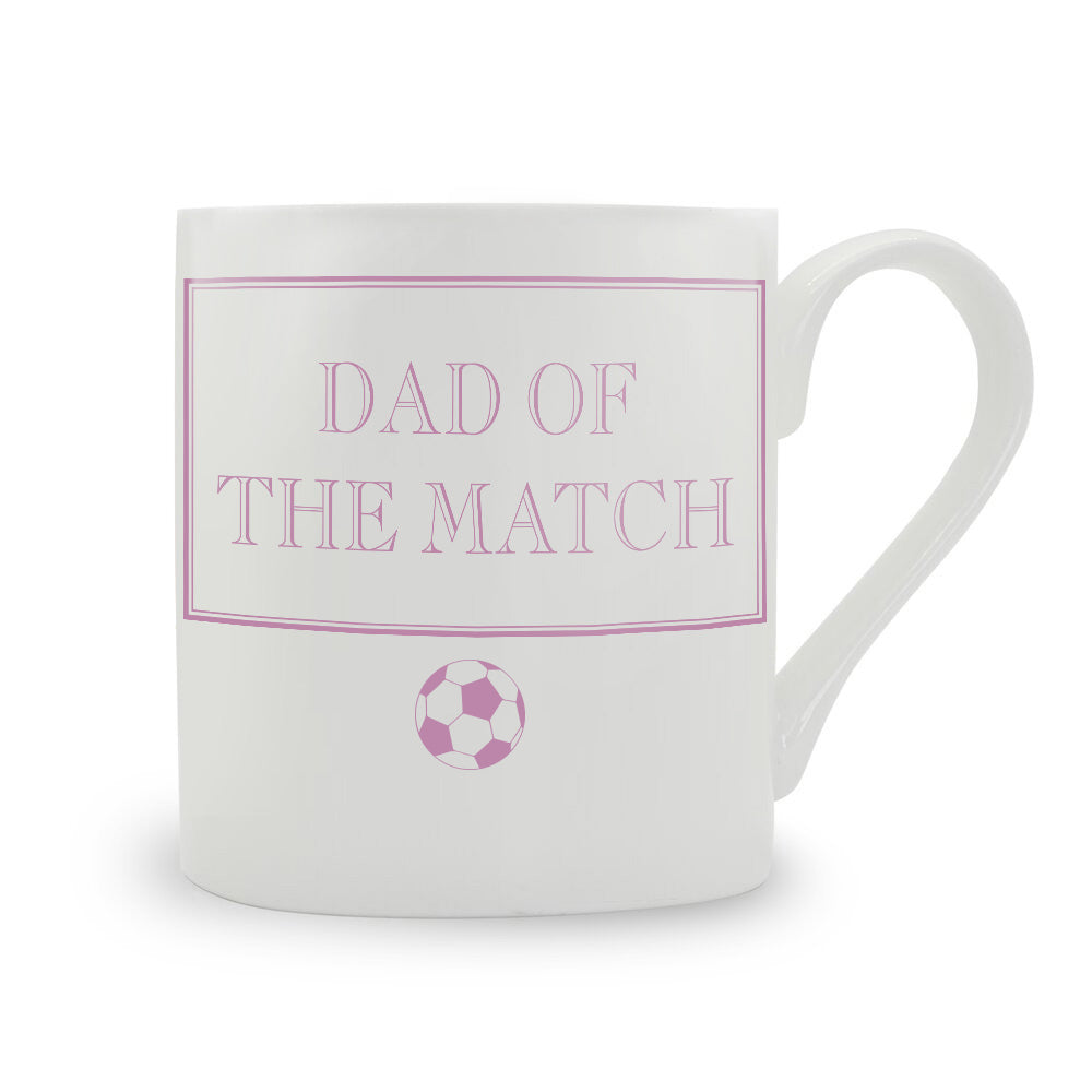 Dad of the Match Bone China Mug