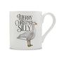 Wild Giggles Merry Christmas Silly Goose Bone China Mug