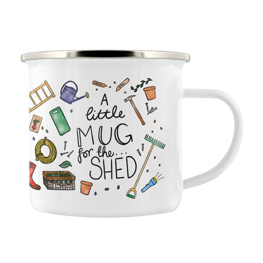 A Little Mug For The Shed Enamel Mug