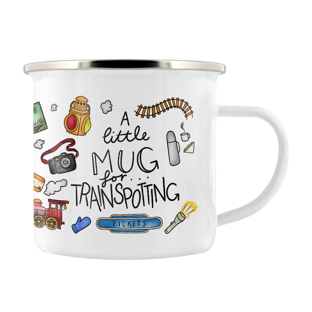 A Little Mug For Trainspotting Enamel Mug