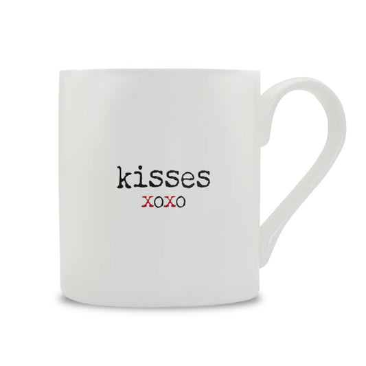 Kisses Bone China Mug