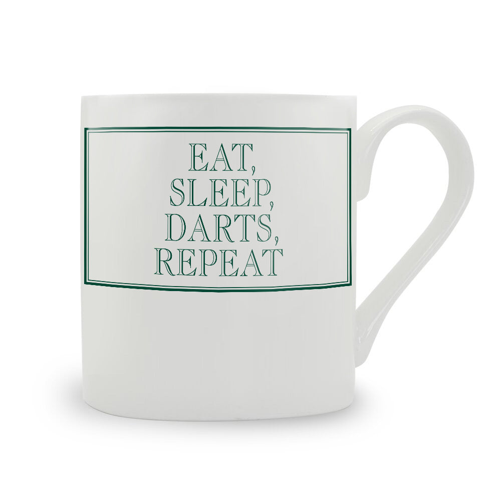 Eat, Sleep, Darts, Repeat Mug