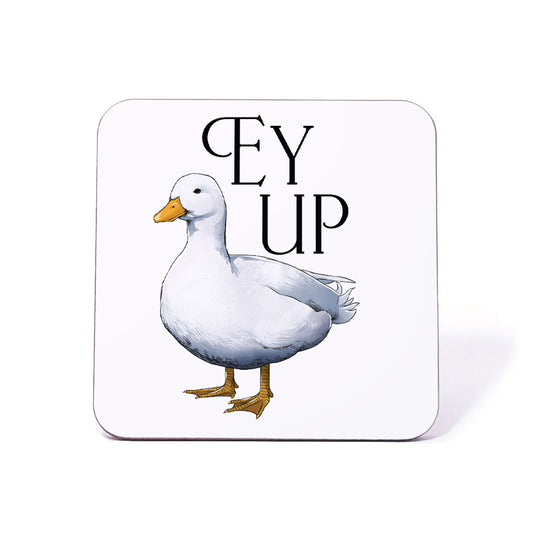 Wild Giggles Ey Up Duck Coaster