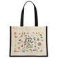 A Little Bag For The Boat Cream & Black Jute Bag