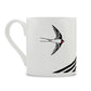 IzziRainey Swallow Lino Large Bone China Mug