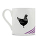 IzziRainey Lilac Chicken Large Bone China Mug