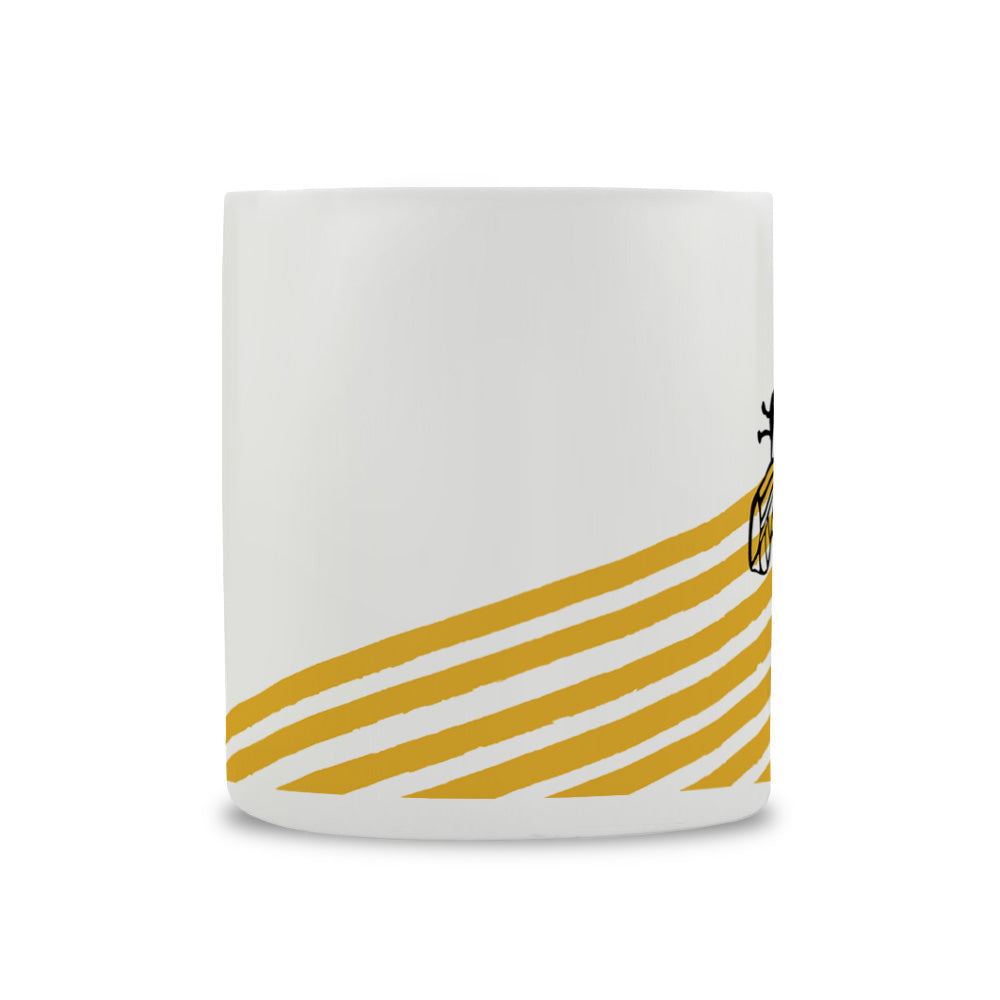 IzziRainey Yellow Bumblebee Large Bone China Mug