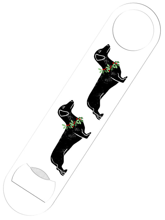 IzziRainey Sausage Dog Christmas Bar Blade