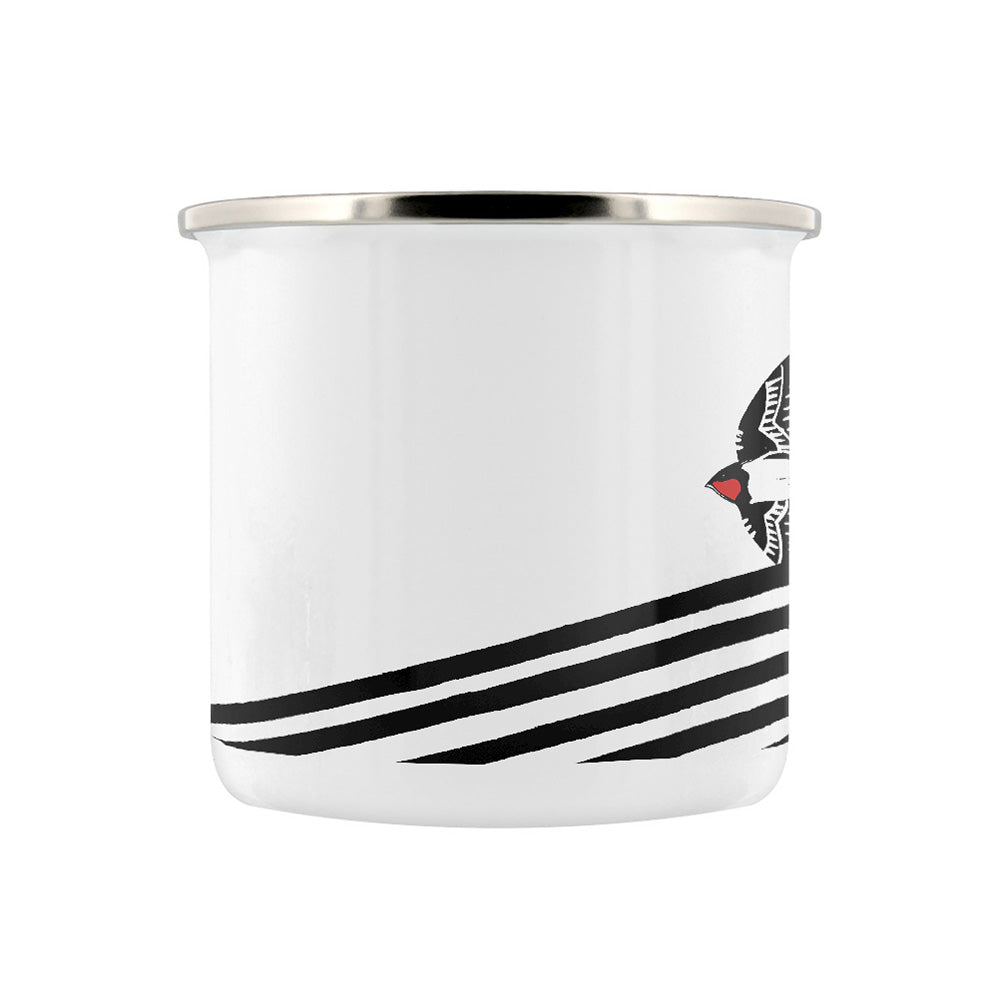 IzziRainey Swallow Enamel Mug