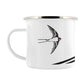 IzziRainey Swallow Enamel Mug