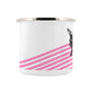 IzziRainey Pink Hare Enamel Mug